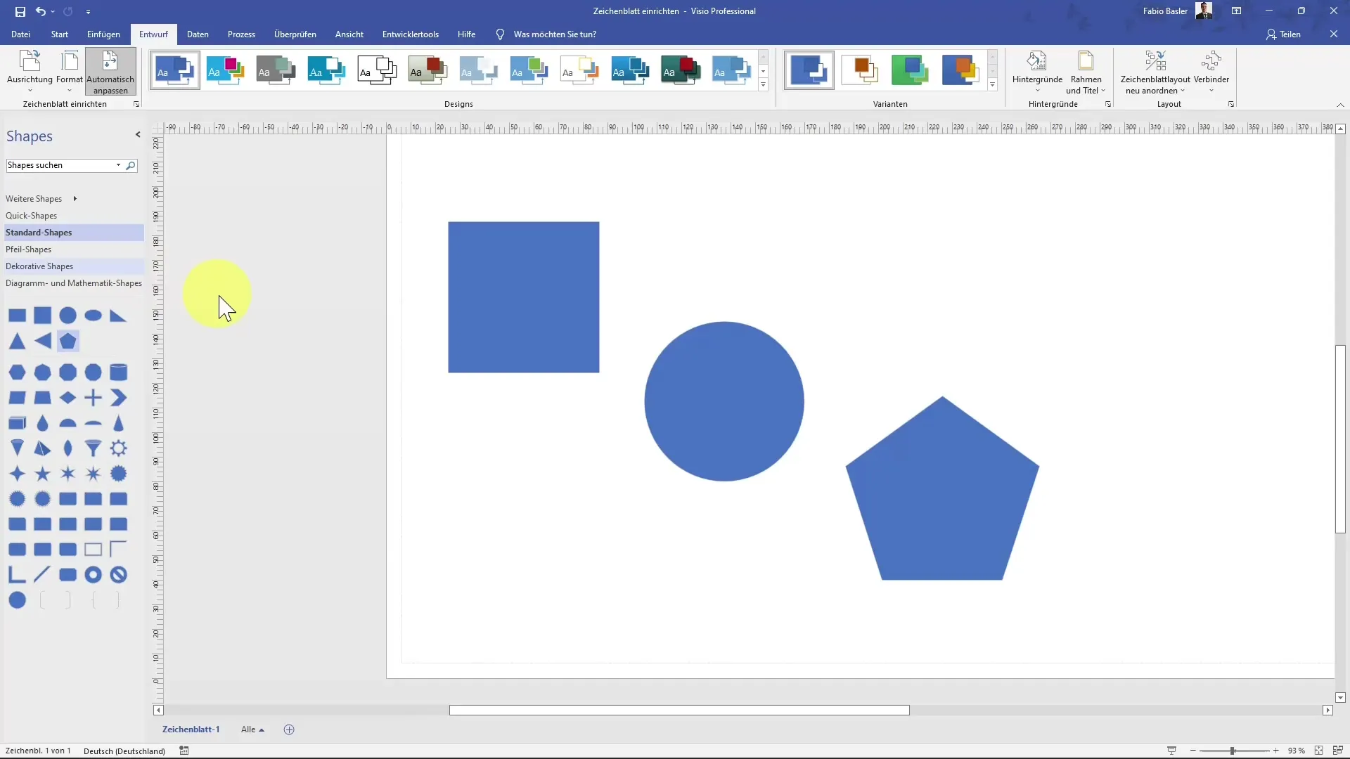 Effettuare una configurazione efficace del foglio di disegno in MS Visio