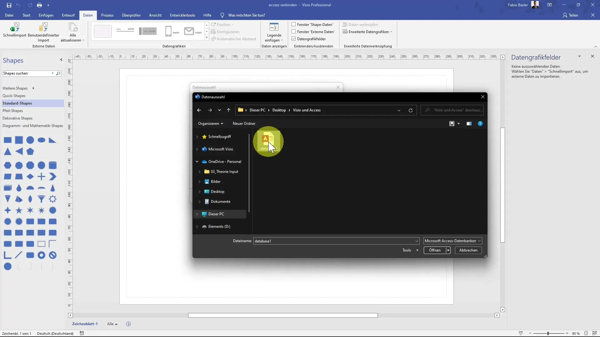 Collegare il database di Access a Microsoft Visio
