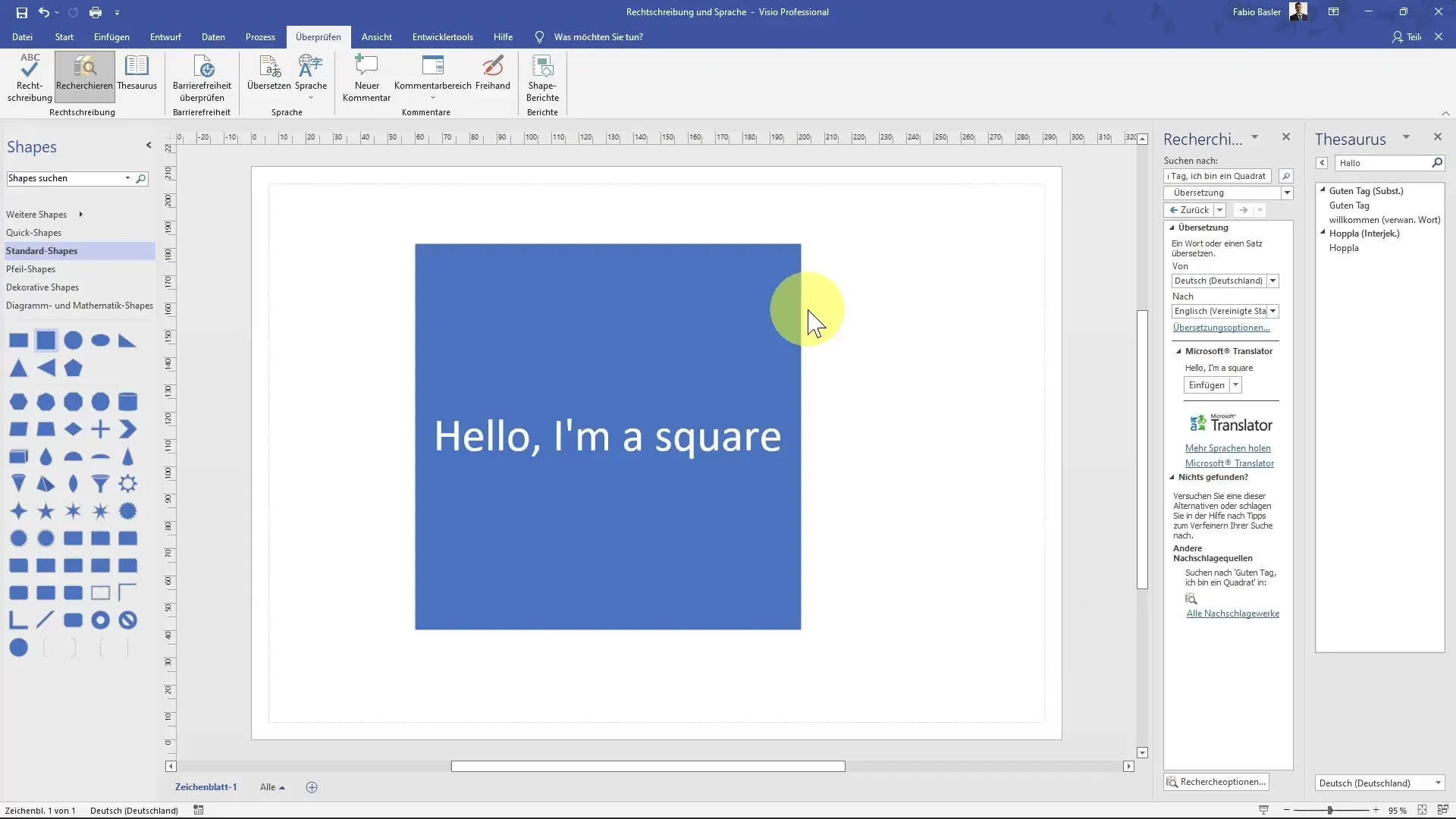 Utilizzo efficace dell'ortografia e del linguaggio in MS Visio