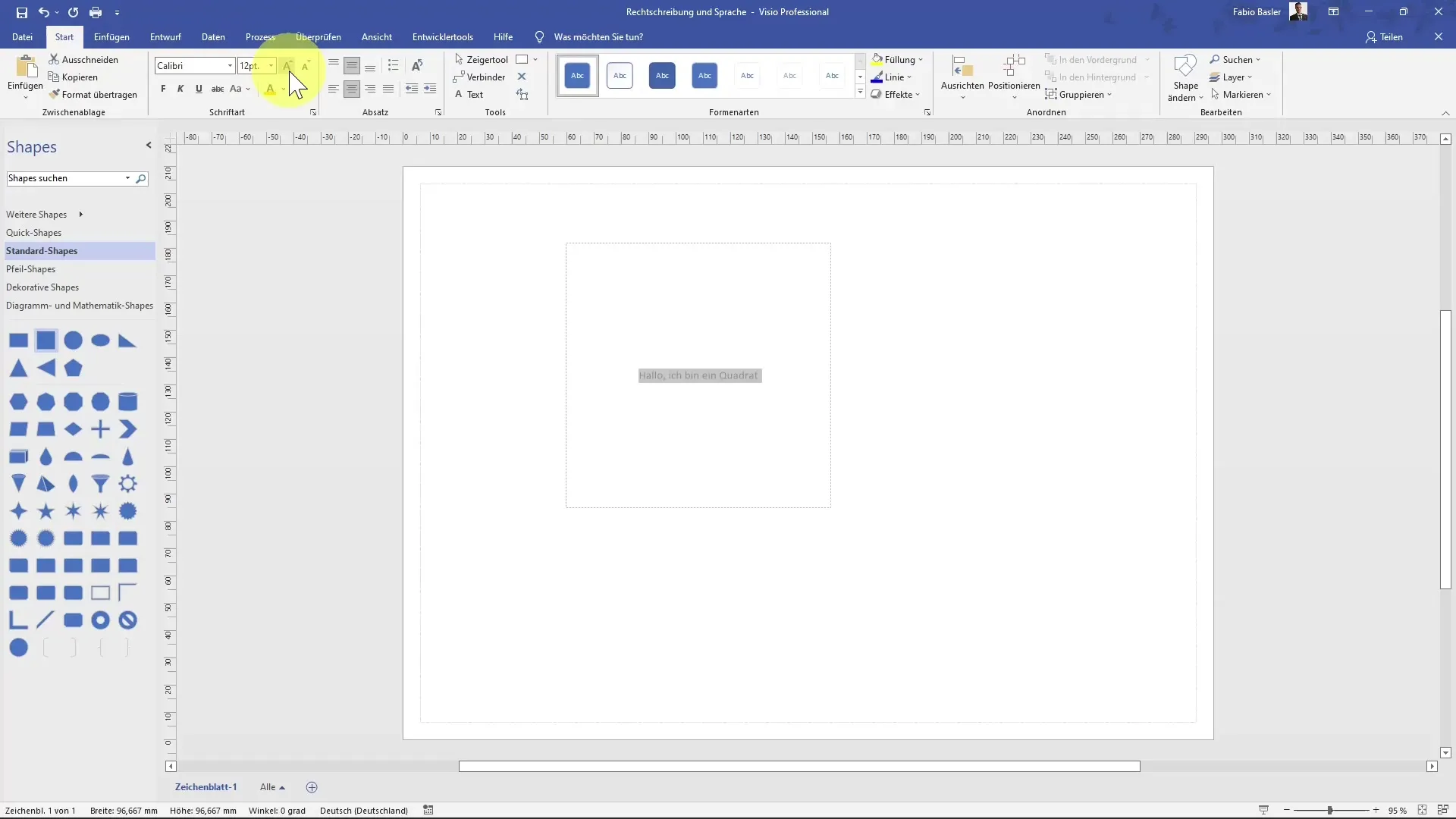 Utilizzo efficace dell'ortografia e del linguaggio in MS Visio