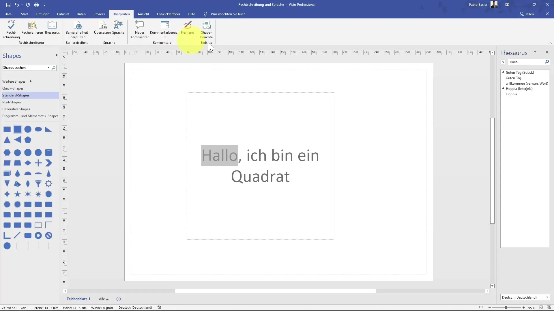 Uso efficace dell'ortografia e del linguaggio in MS Visio
