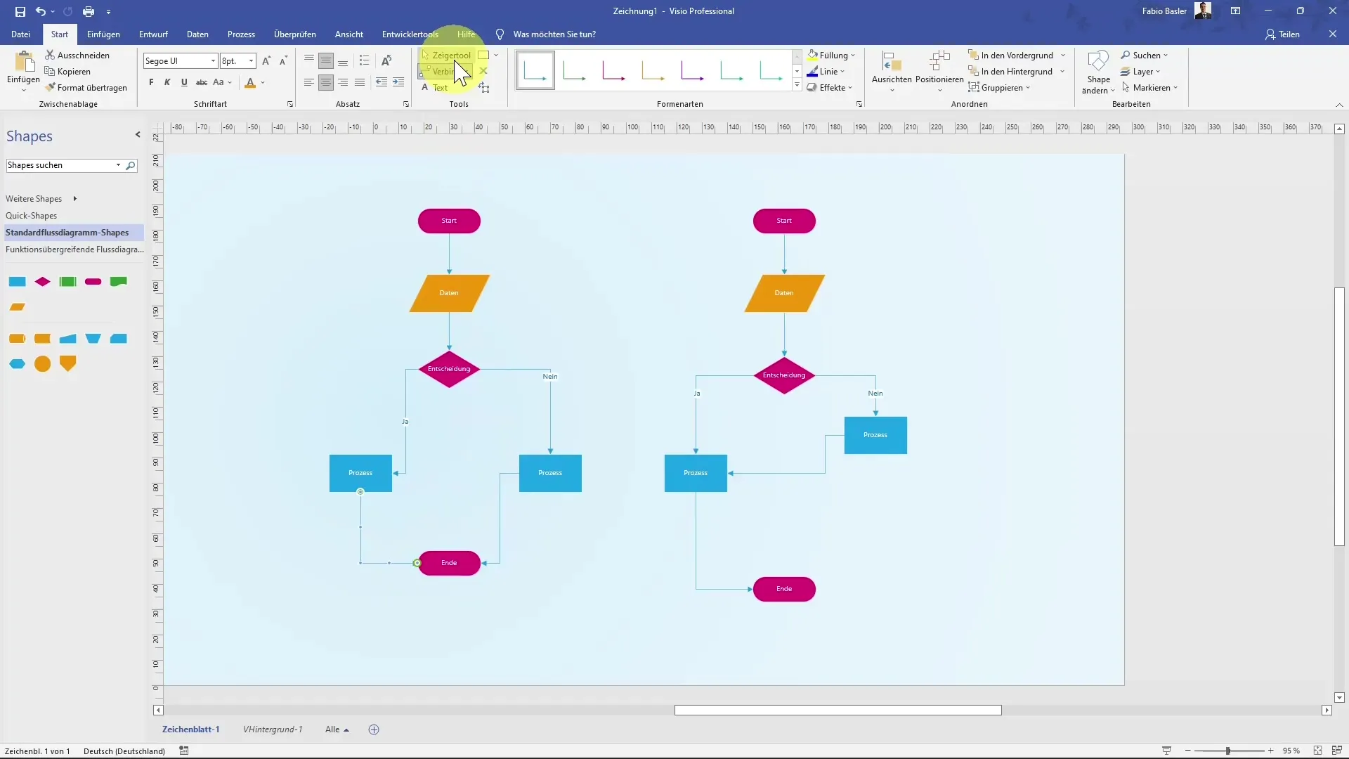 Creare diagrammi di flusso in MS Visio è facile