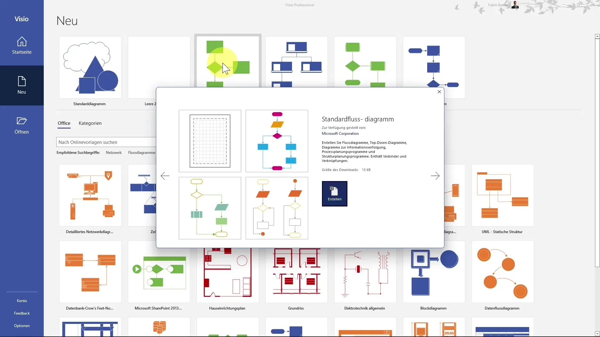 Creare diagrammi di flusso in MS Visio è facile