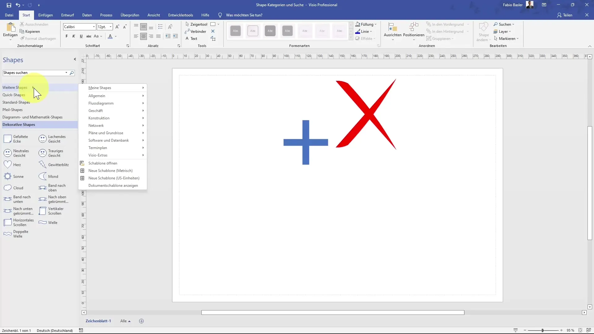 Kategori Bentuk dan Pencarian dalam MS Visio