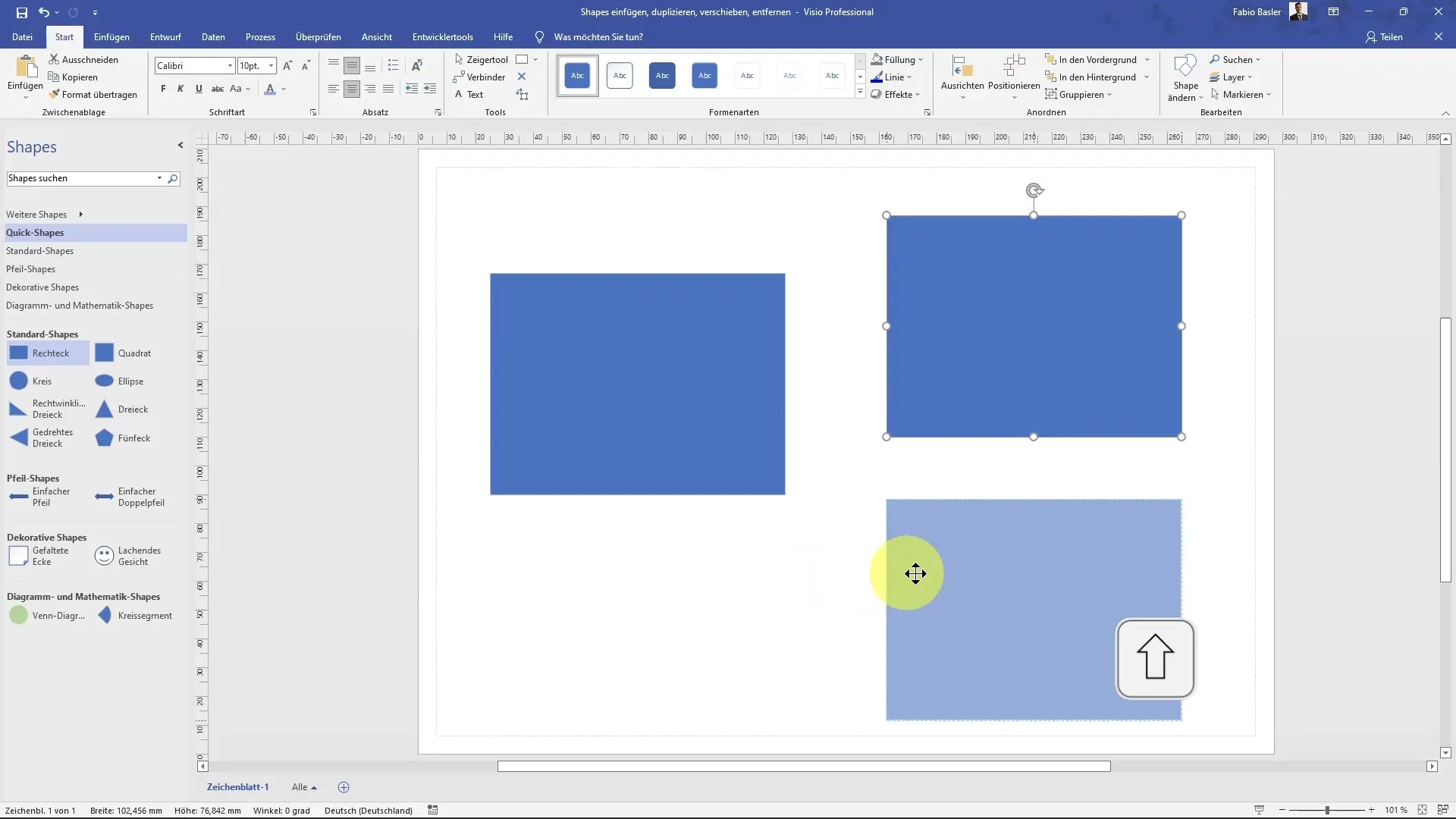 Gestire le forme in modo efficiente in MS Visio