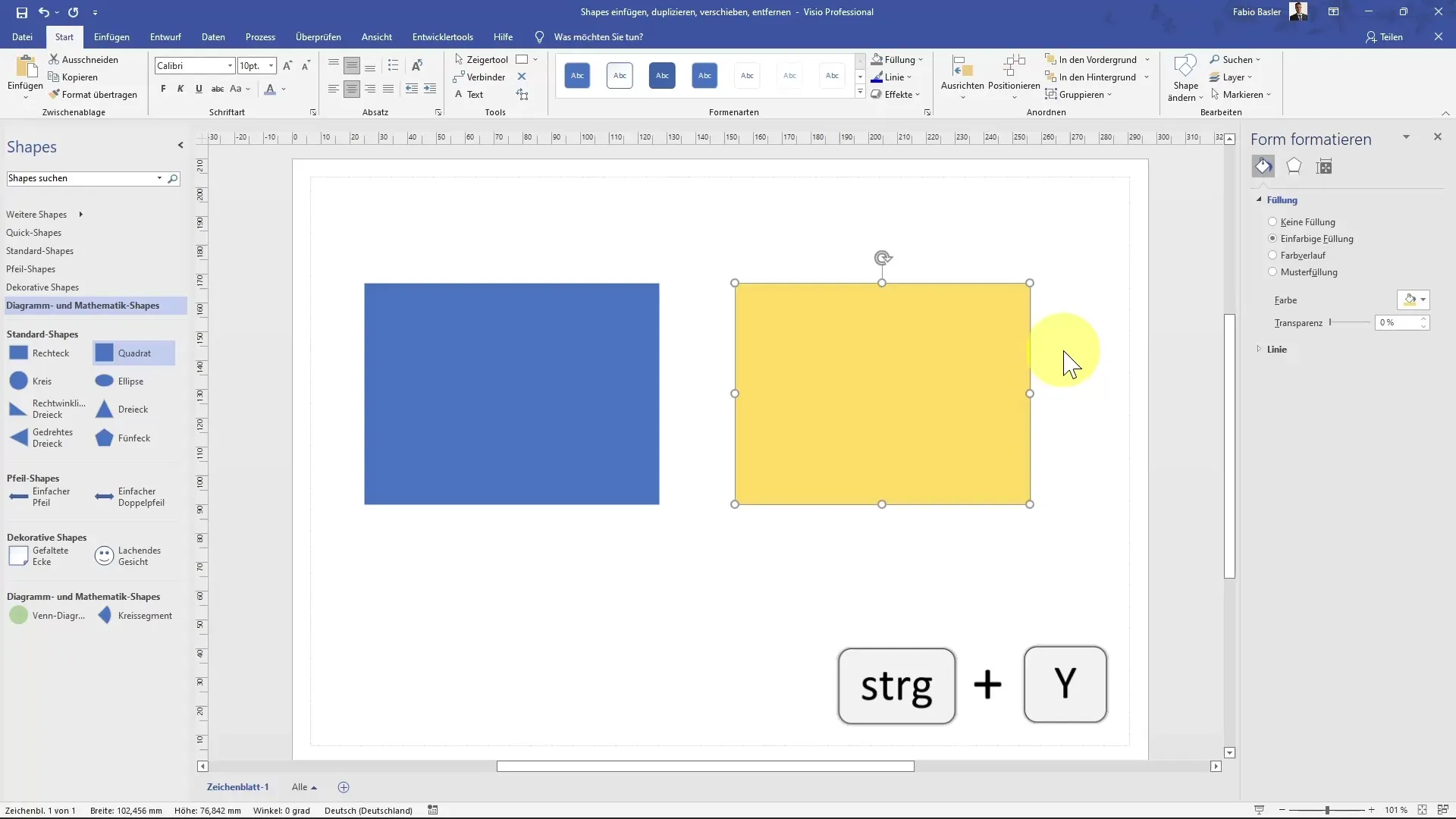 Gestire le forme in modo efficiente in MS Visio