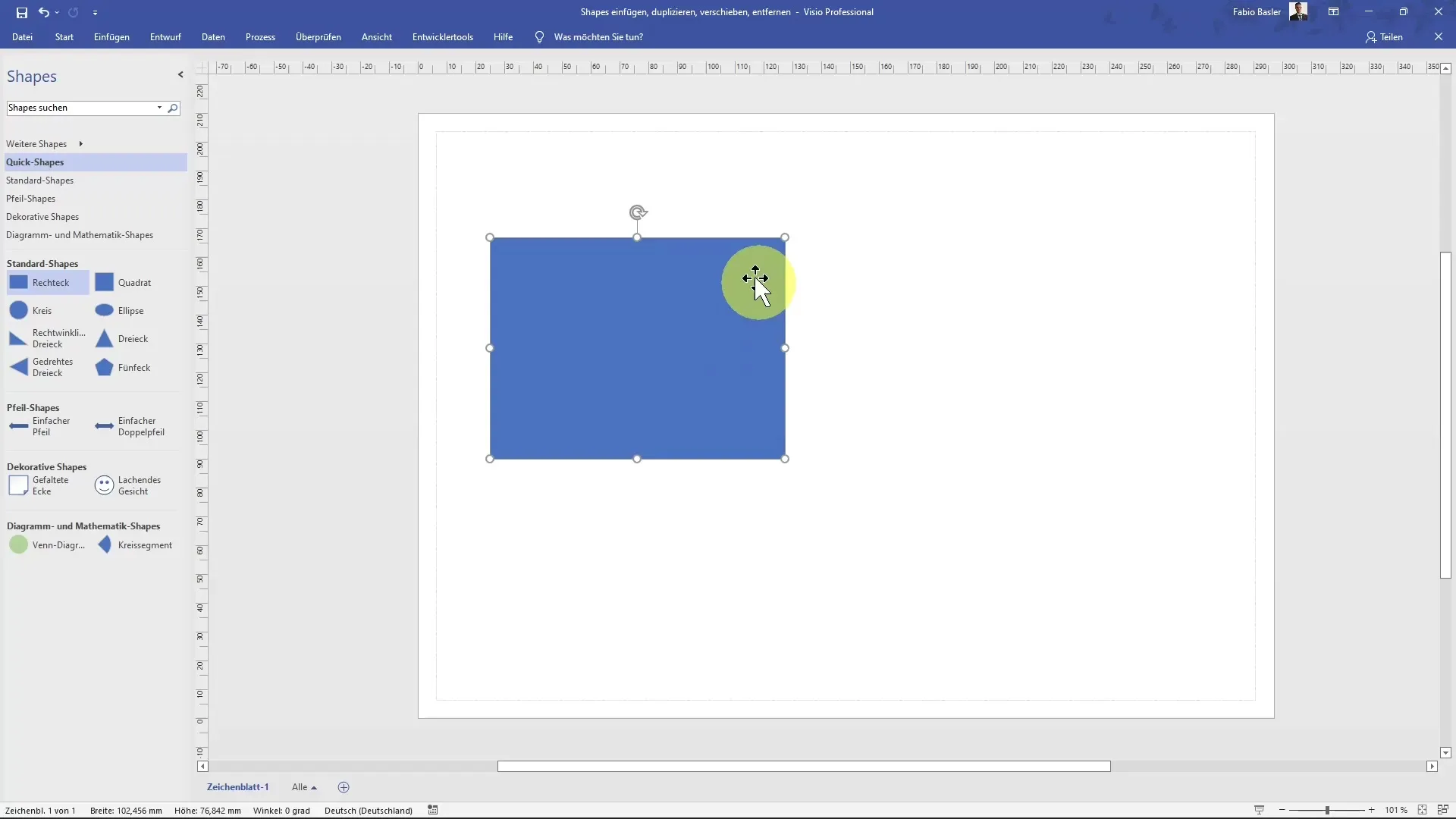 Gestire le forme in modo efficiente in MS Visio