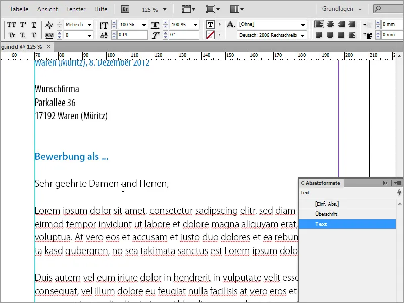 Membuat desain aplikasi pekerjaan yang profesional: gaya minimalis.