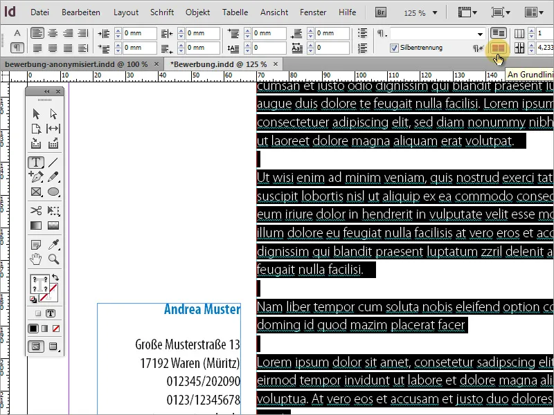 Membuat desain aplikasi pekerjaan profesional: gaya minimalis.
