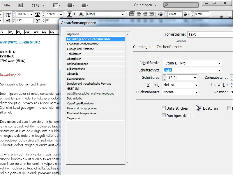 Create an application design in a minimalist style