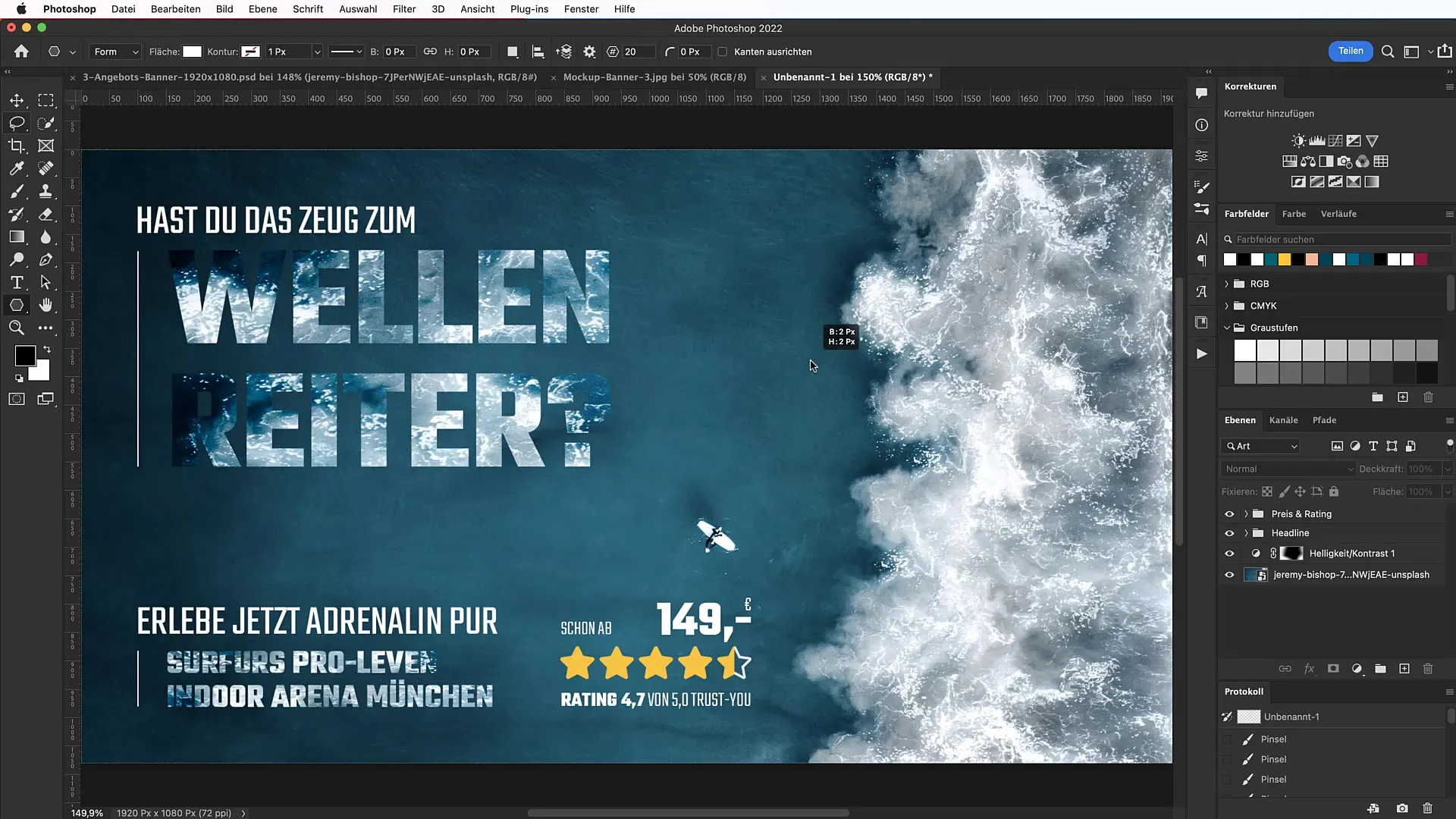 Crear un banner en Photoshop: paso a paso
