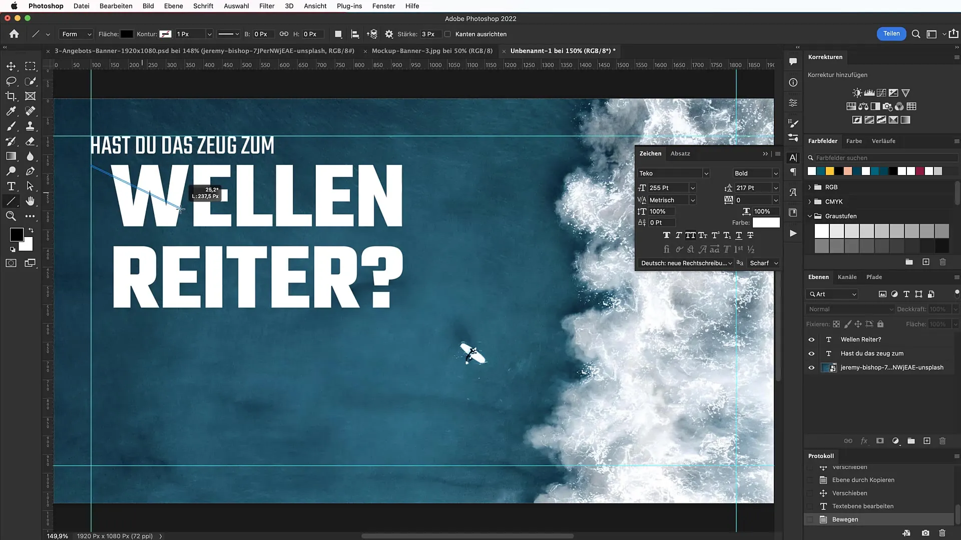 Crear un banner en Photoshop: Paso a paso