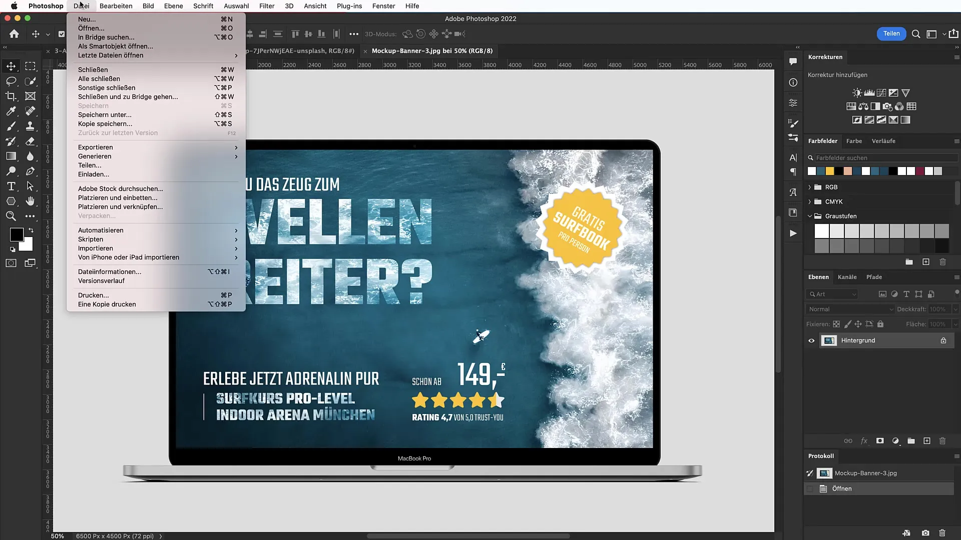 Crear un banner en Photoshop: Paso a paso