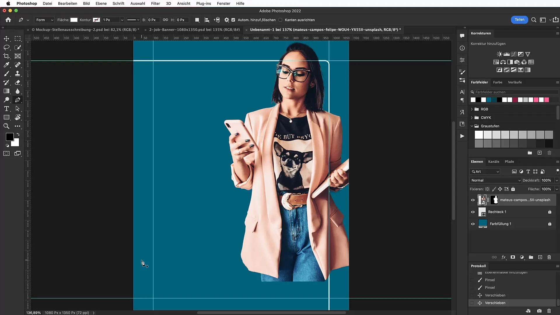 Diseñar un banner de trabajo atractivo para redes sociales