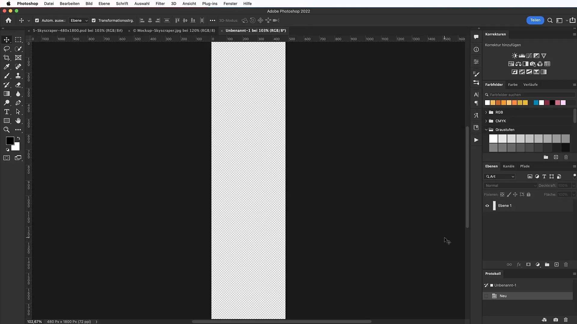 Creating Melting Skyscraper Banner in Photoshop