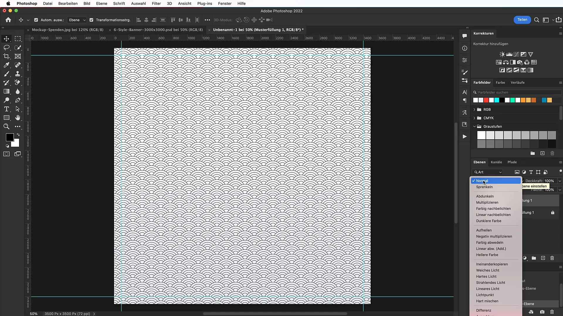 Návrh typografického banneru v programe Photoshop