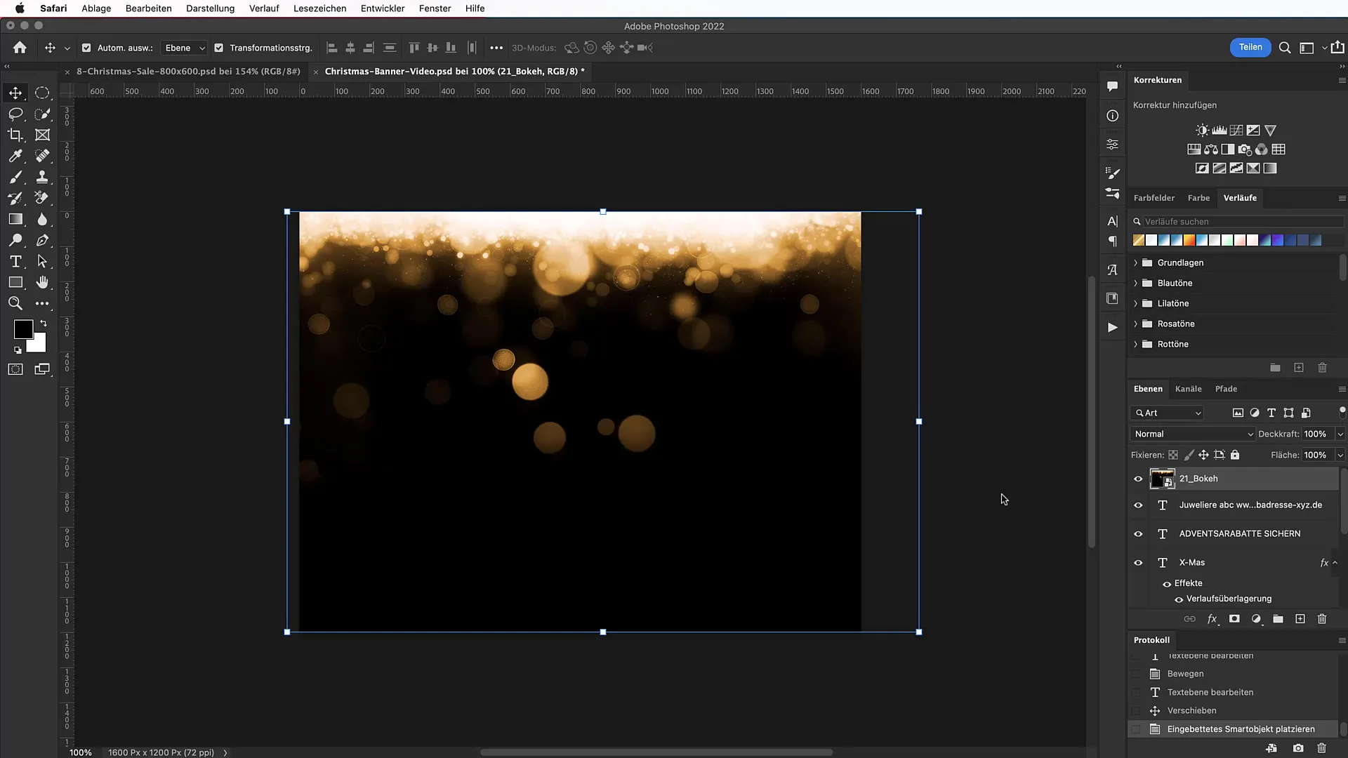 Banner de Crăciun în Photoshop: Creare design festiv