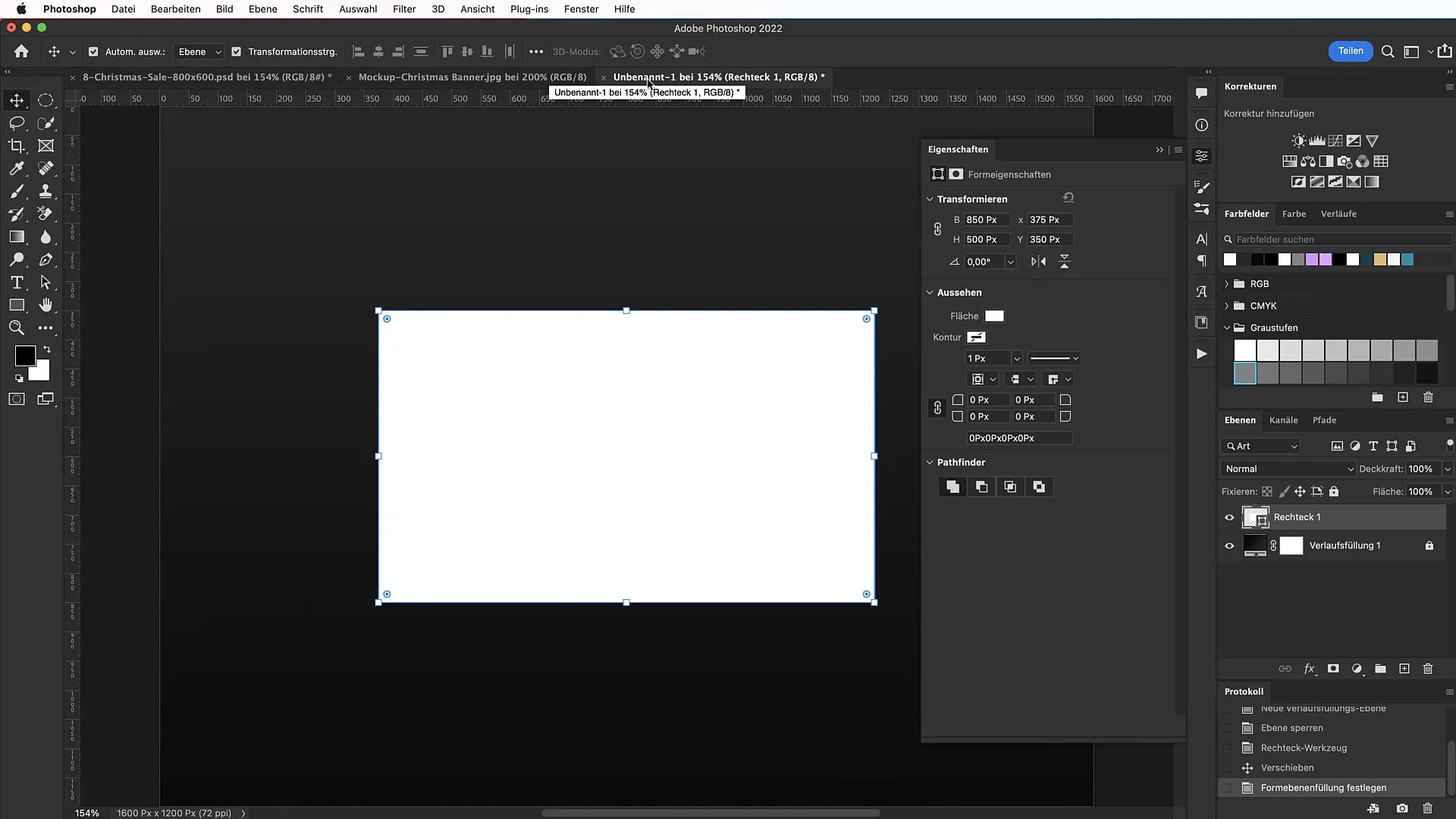 Crearea unui design festiv pentru un banner de Crăciun în Photoshop