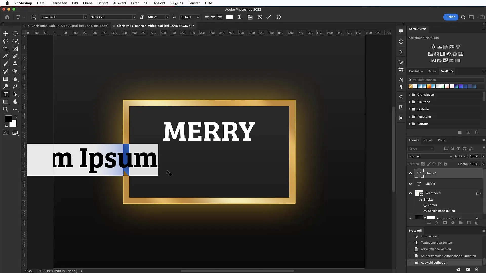 Bannere de Crăciun în Photoshop: Creează un design festiv