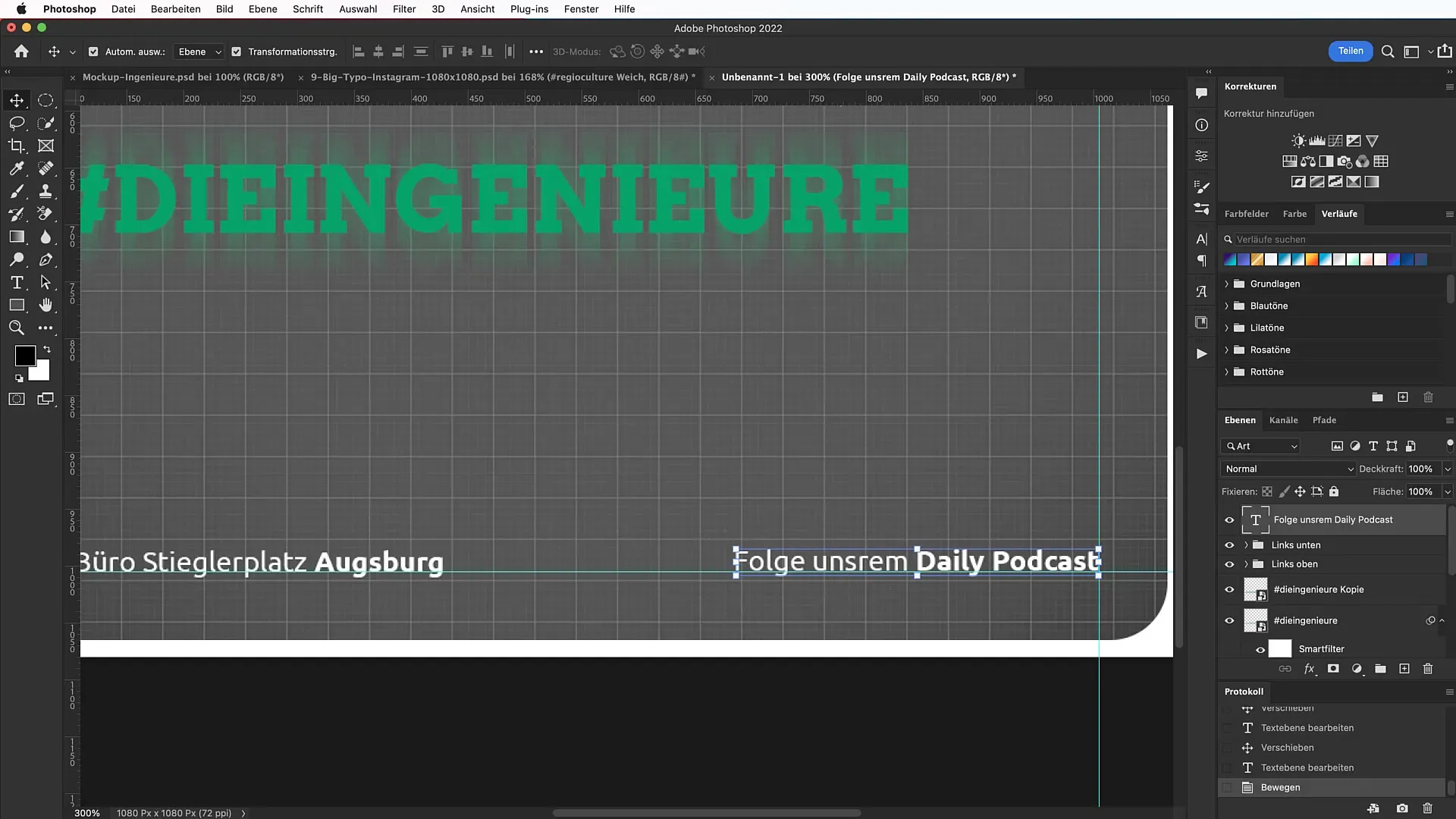 Typography in focus: Guide for your advertising banner in Photoshop
