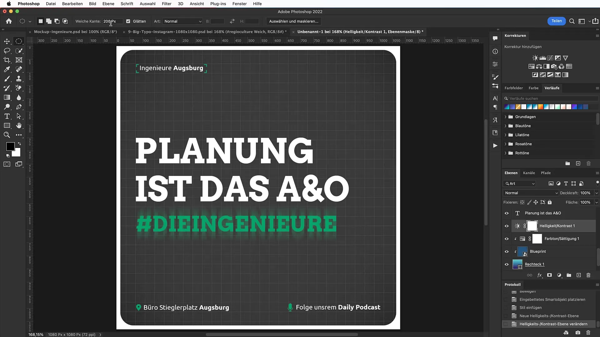 Typography in focus: Instructions for your advertising banner in Photoshop