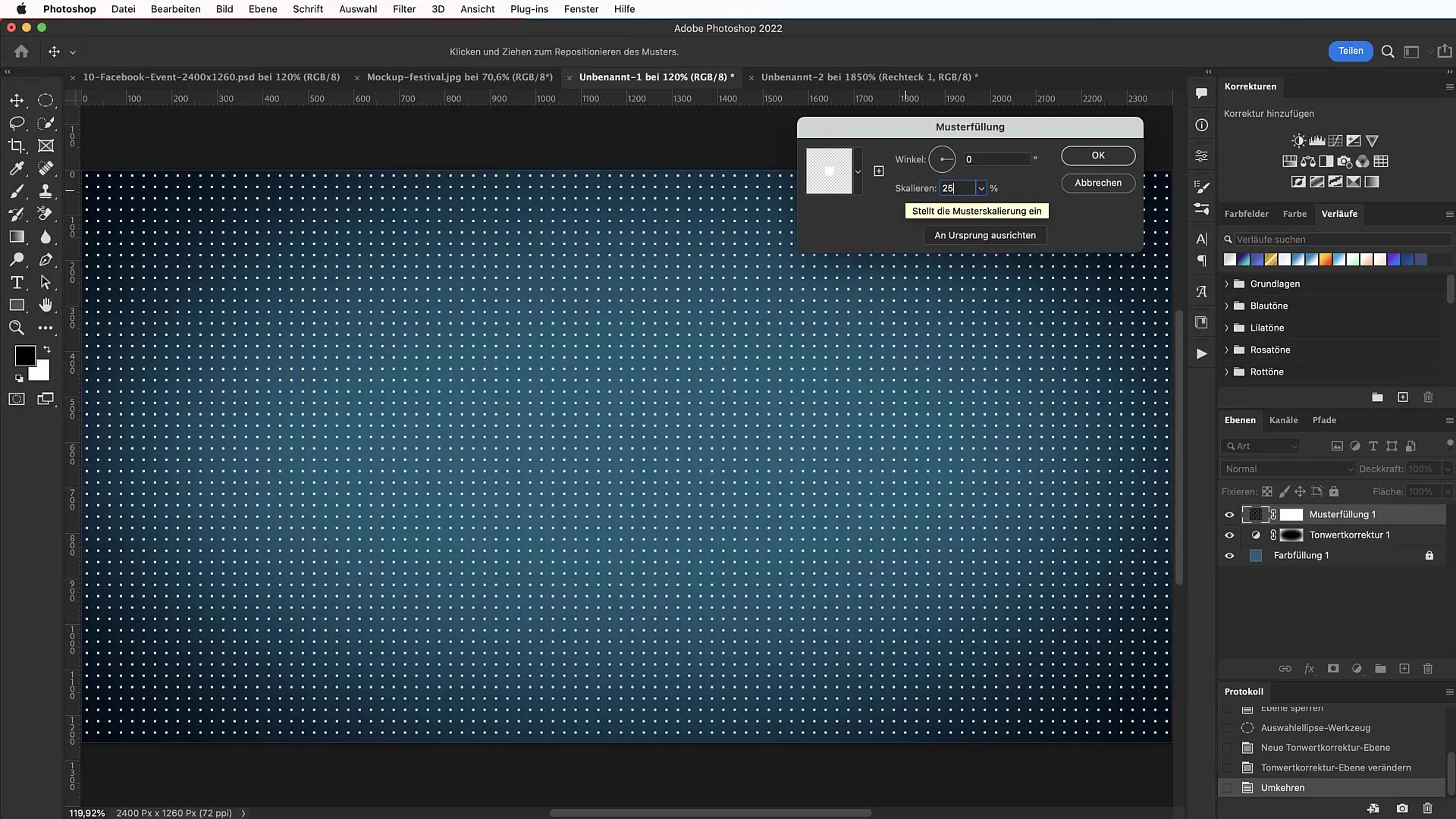 Effectively announce festival events with Photoshop banners