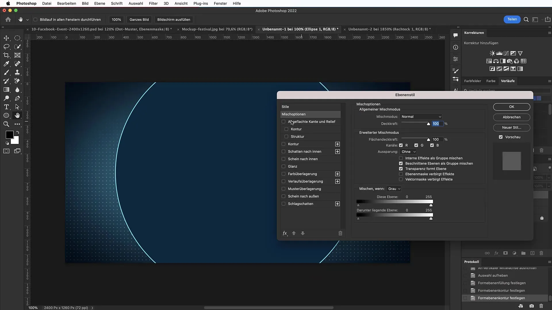 Announce festival events effectively with Photoshop banners