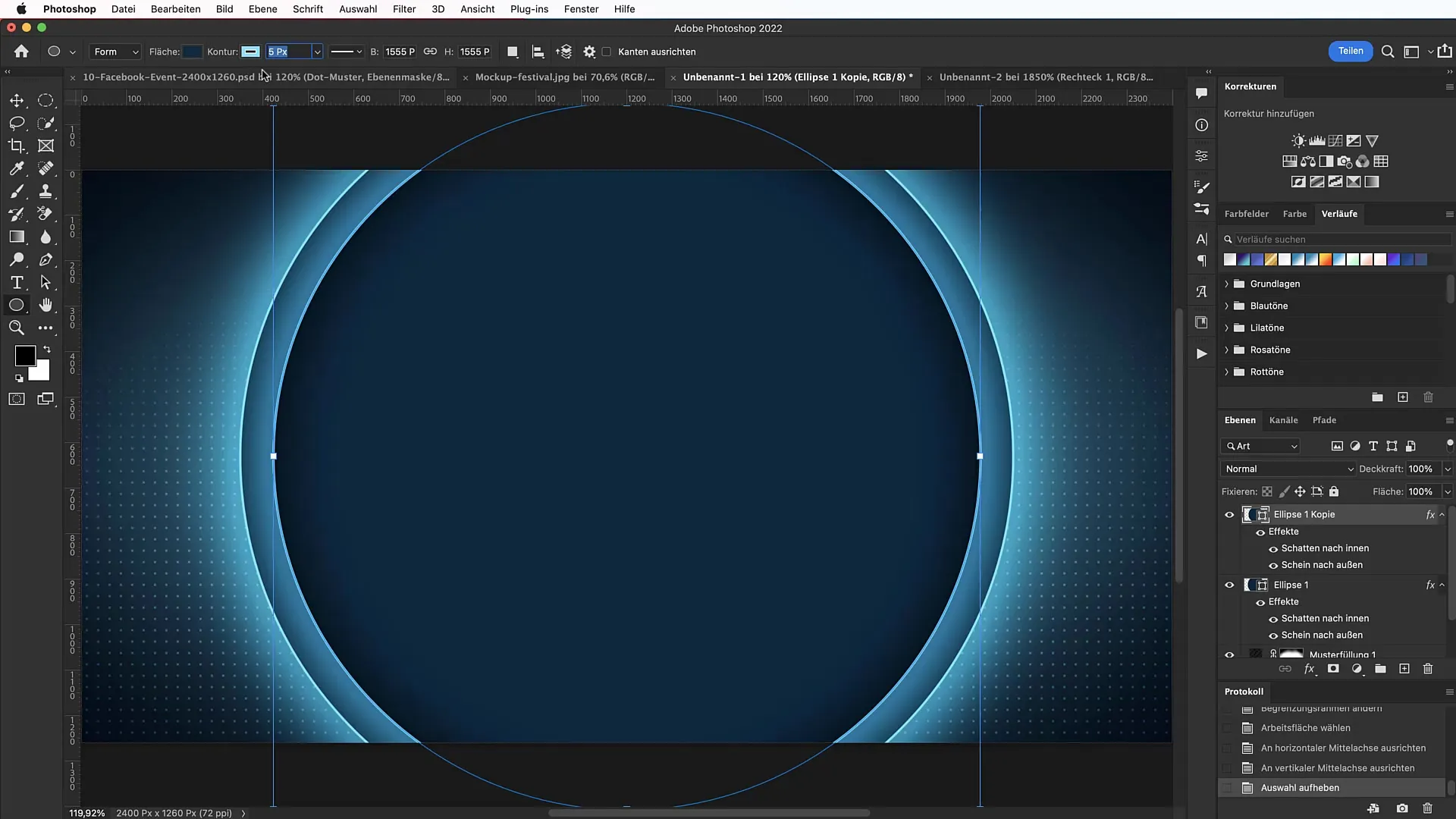 Announce festival events effectively with Photoshop banners