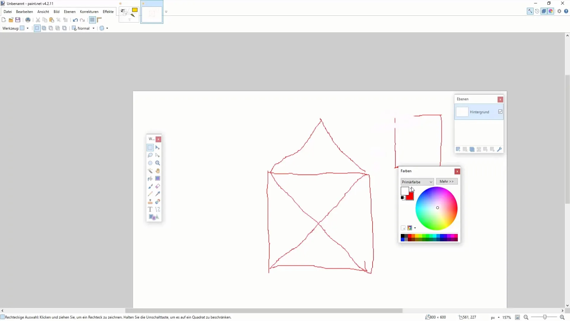 Effectief tekenen en vormgeven in Paint.NET