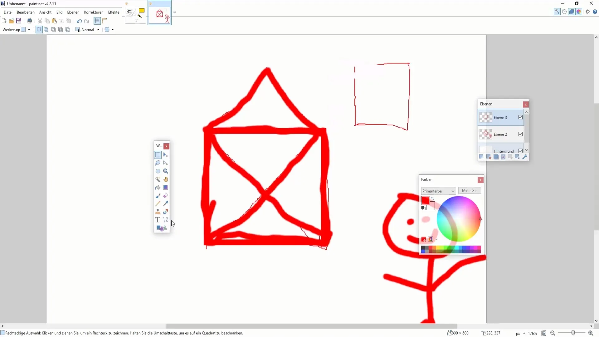 Effectief tekenen en vormgeven in Paint.NET