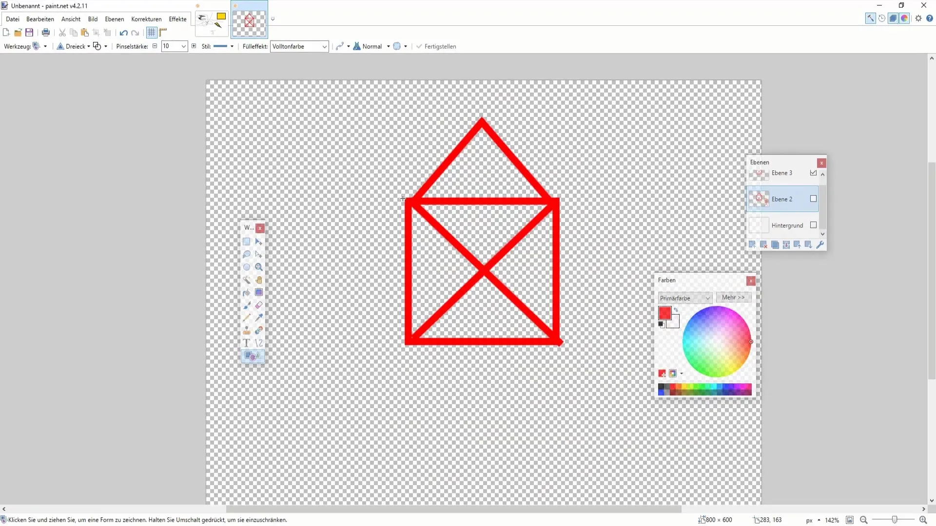 Effectief tekenen en ontwerpen in Paint.NET