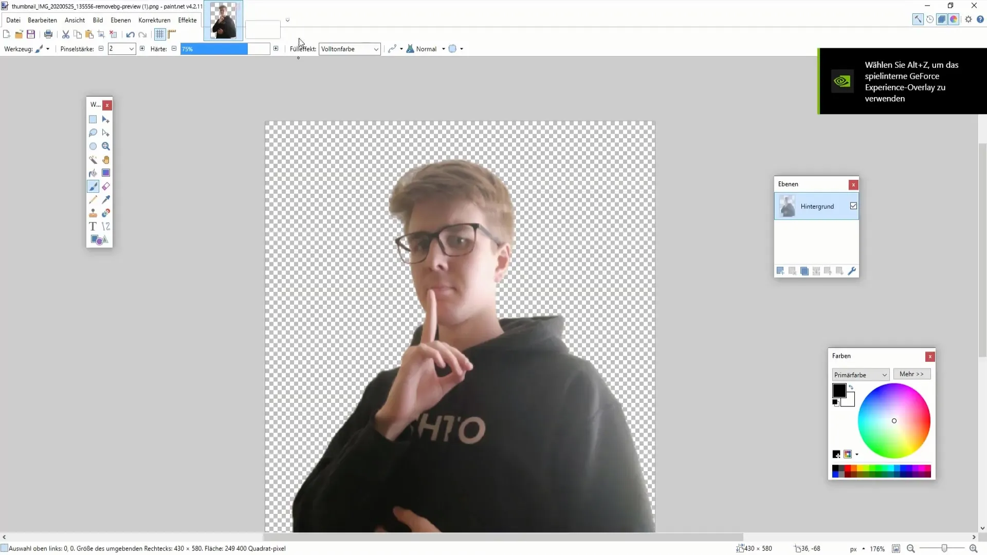 Memotong gambar dengan Paint.NET - Panduan Langkah demi Langkah
