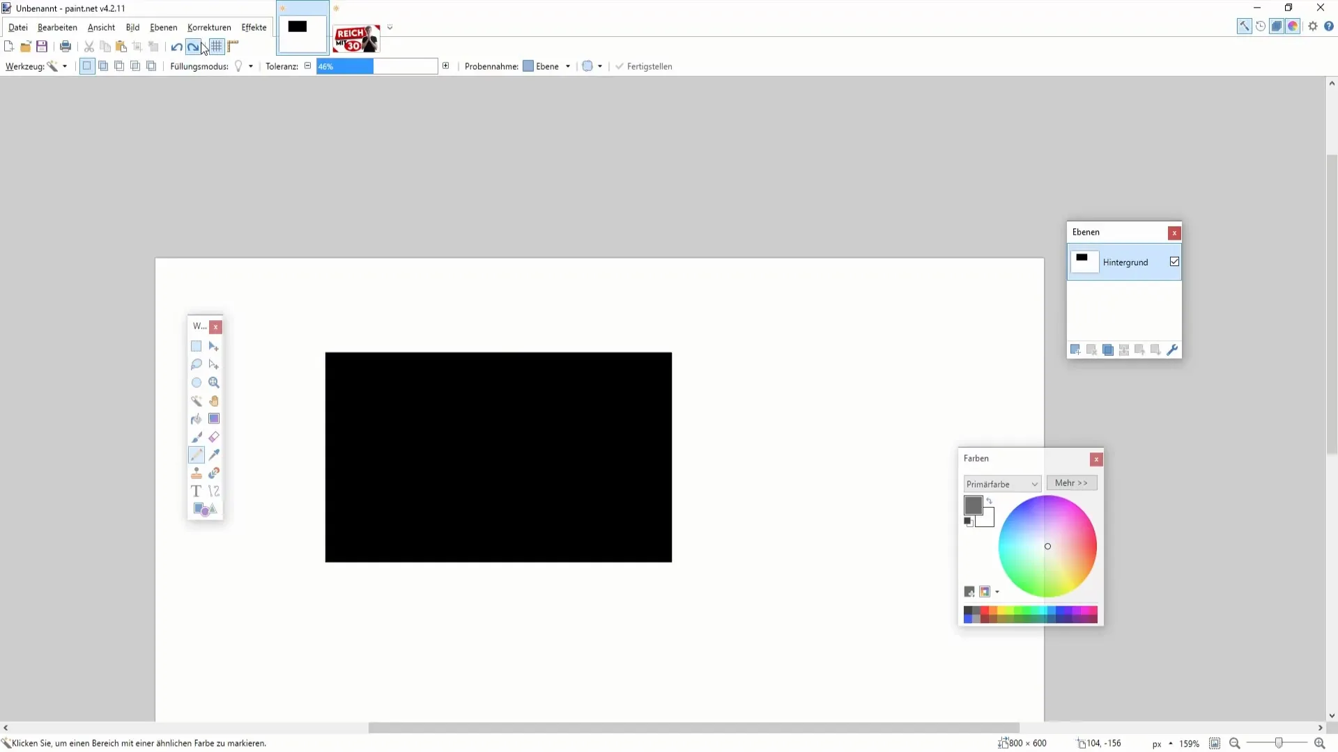 Memotong objek dengan tongkat ajaib di Paint.NET