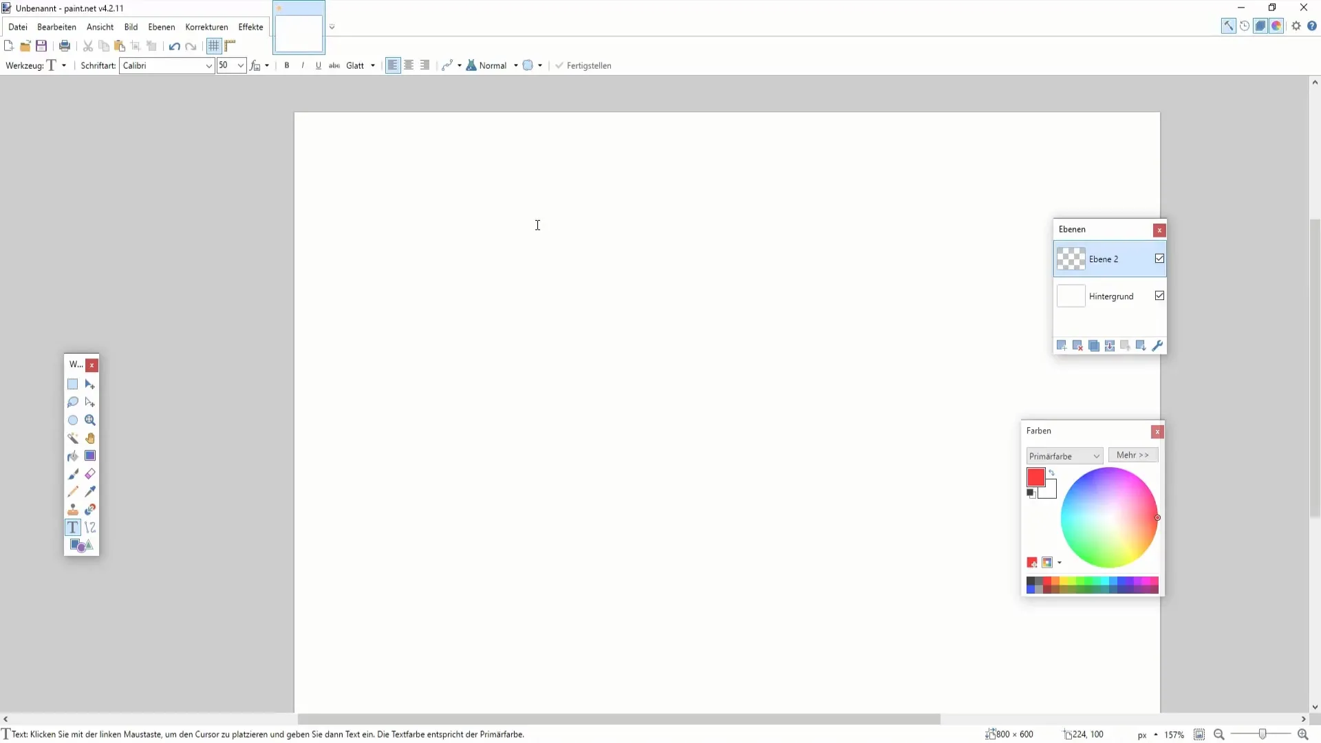 Design de umbre pentru texte și obiecte în Paint.NET