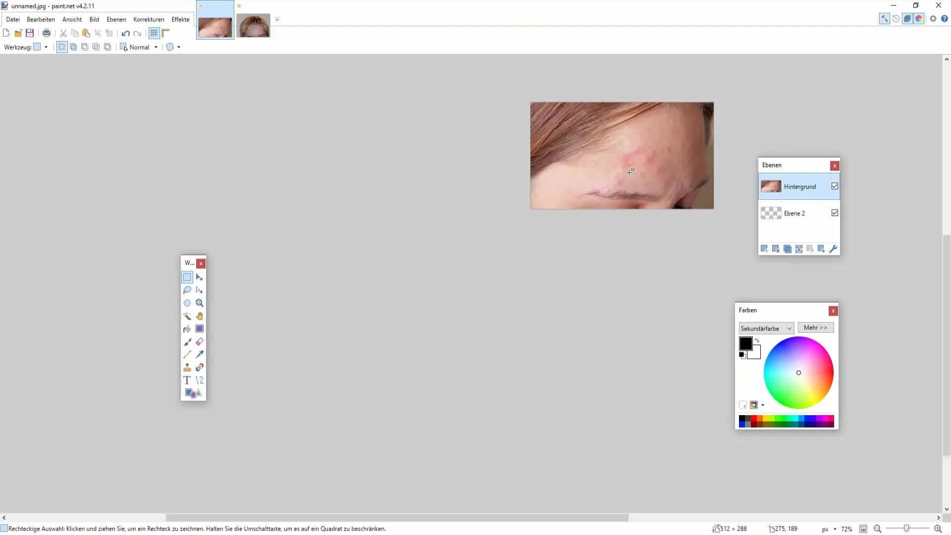 The art of facial retouching with Paint.NET