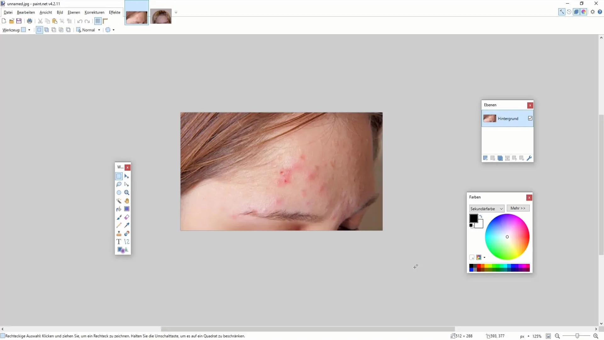 The art of facial retouching with Paint.NET