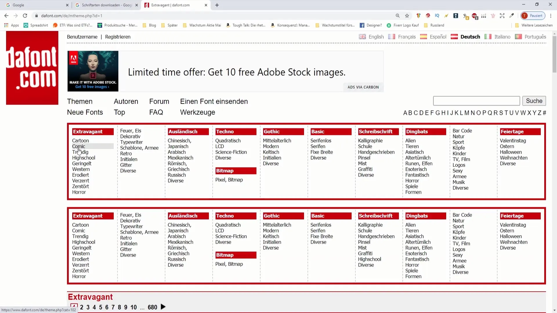 Unduh font gratis untuk Paint.NET