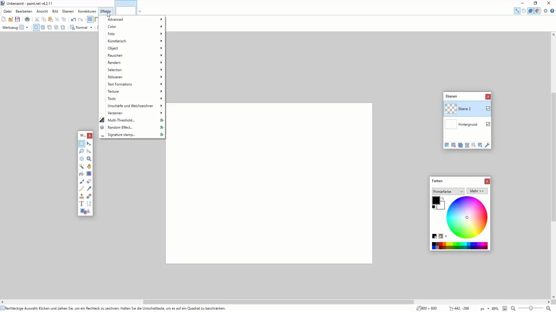 Textgestaltung in Paint.NET – Schritt für Schritt anpassen