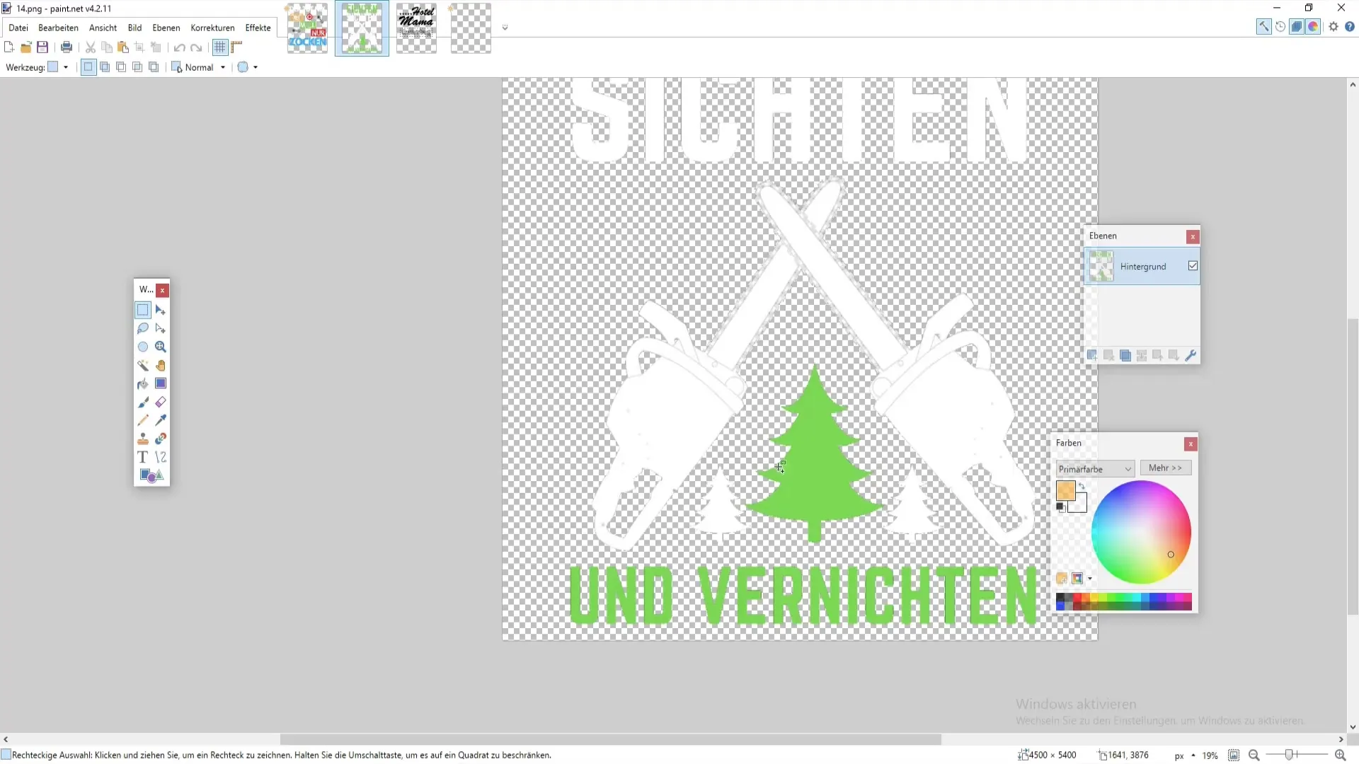 Design criativo de t-shirts com o Paint.NET