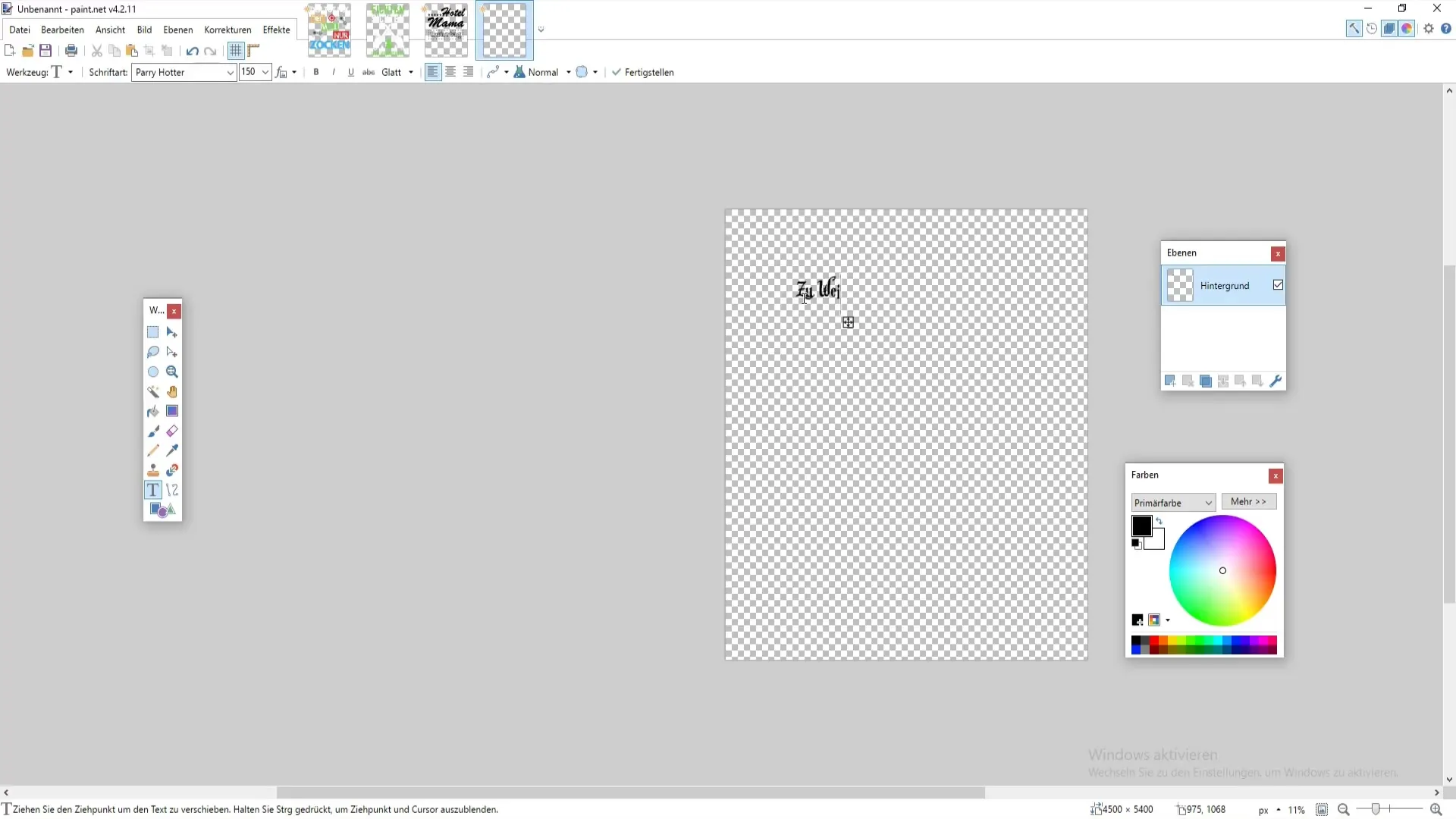Design criativo de t-shirts com o Paint.NET