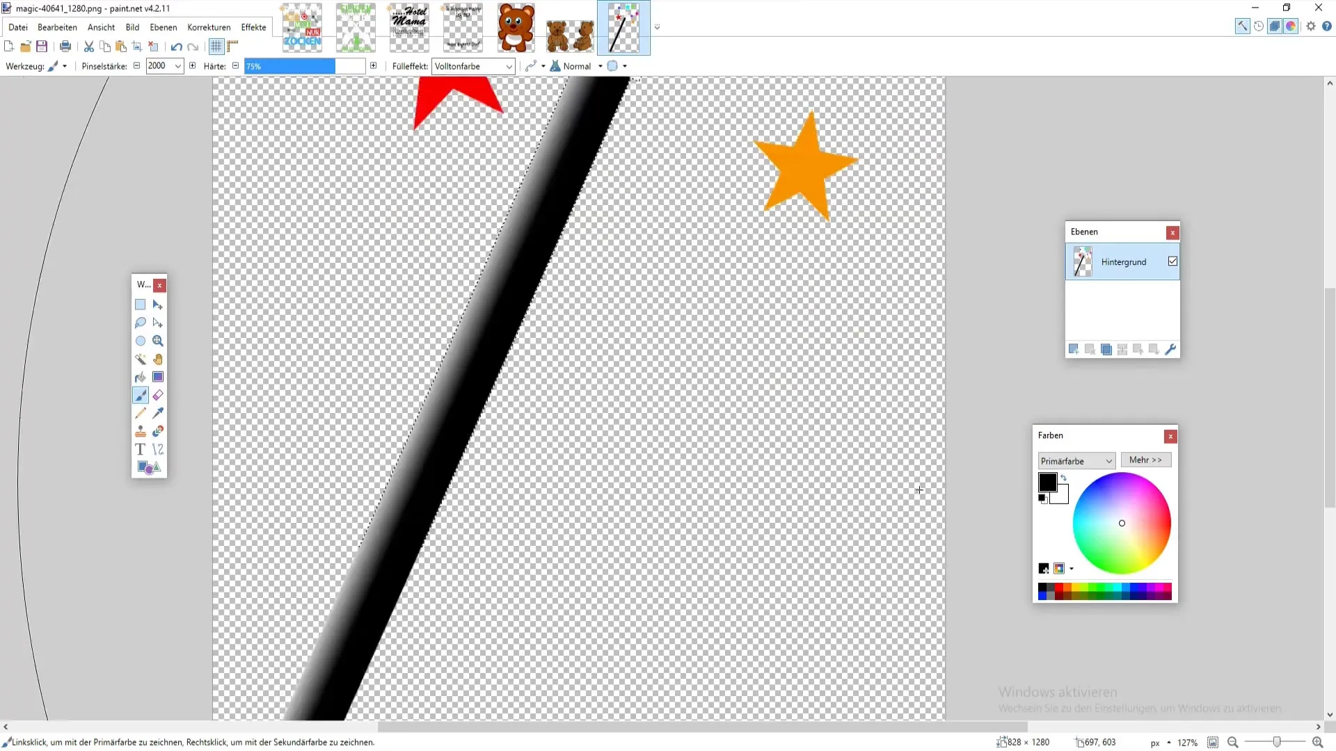 Design criativo de t-shirts com o Paint.NET