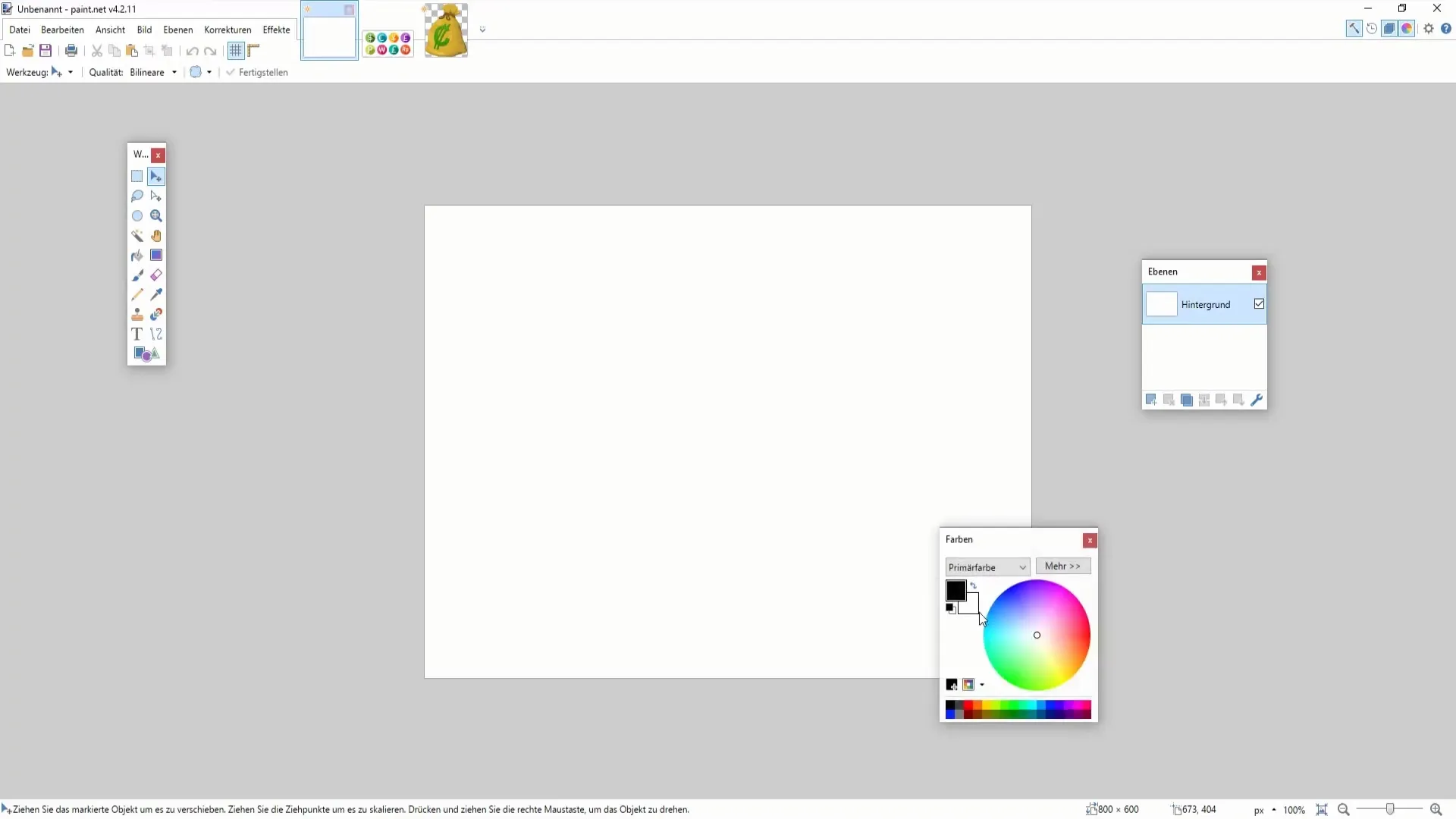 Instructions for downloading and inserting images for Paint.NET