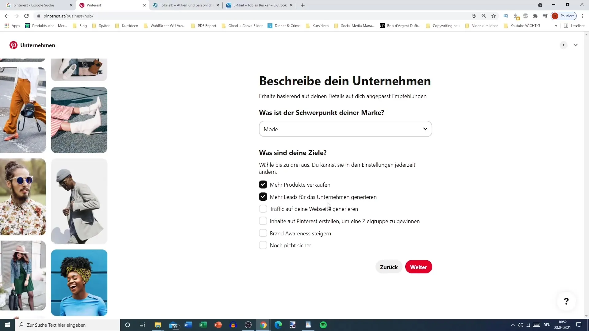 Nastavení účtu Pinterest Business snadno provedené