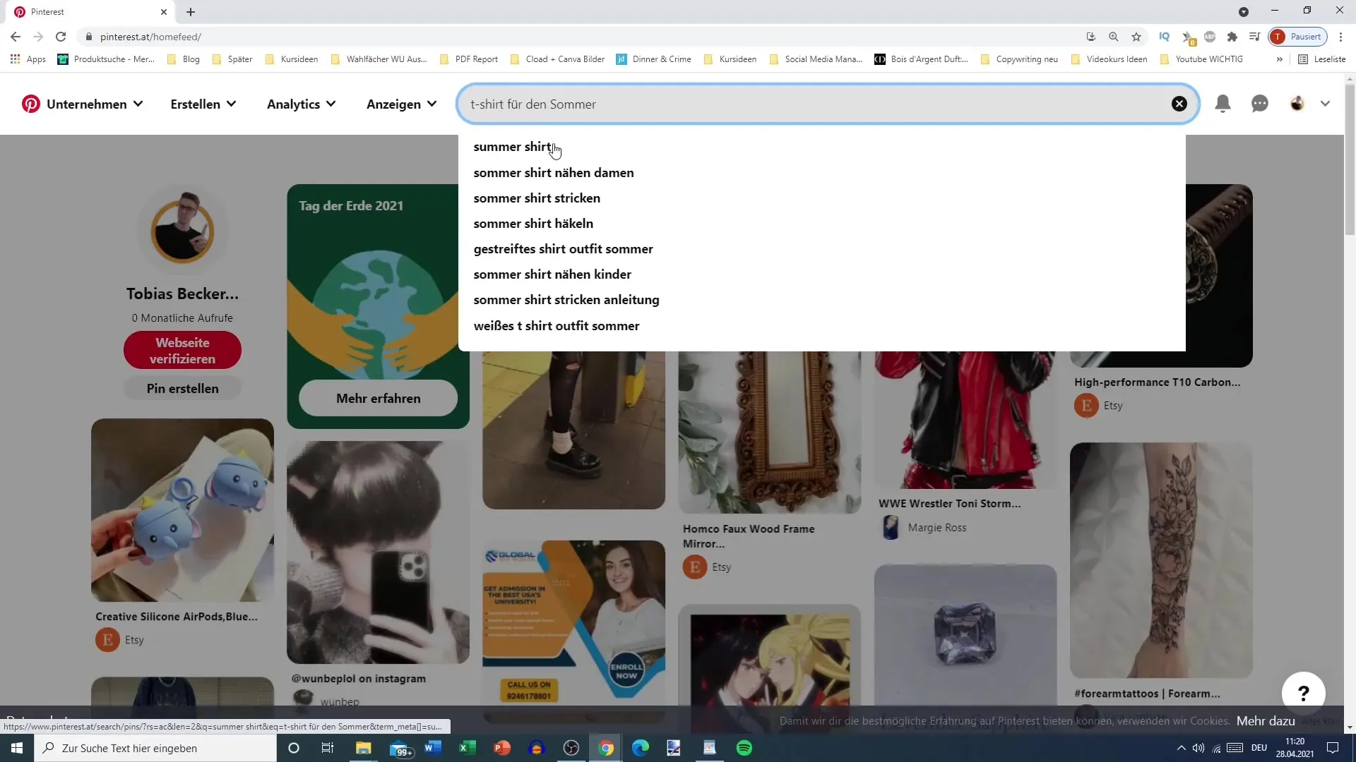 Pinterest-Marketing: Platforma pro kreativní nápady
