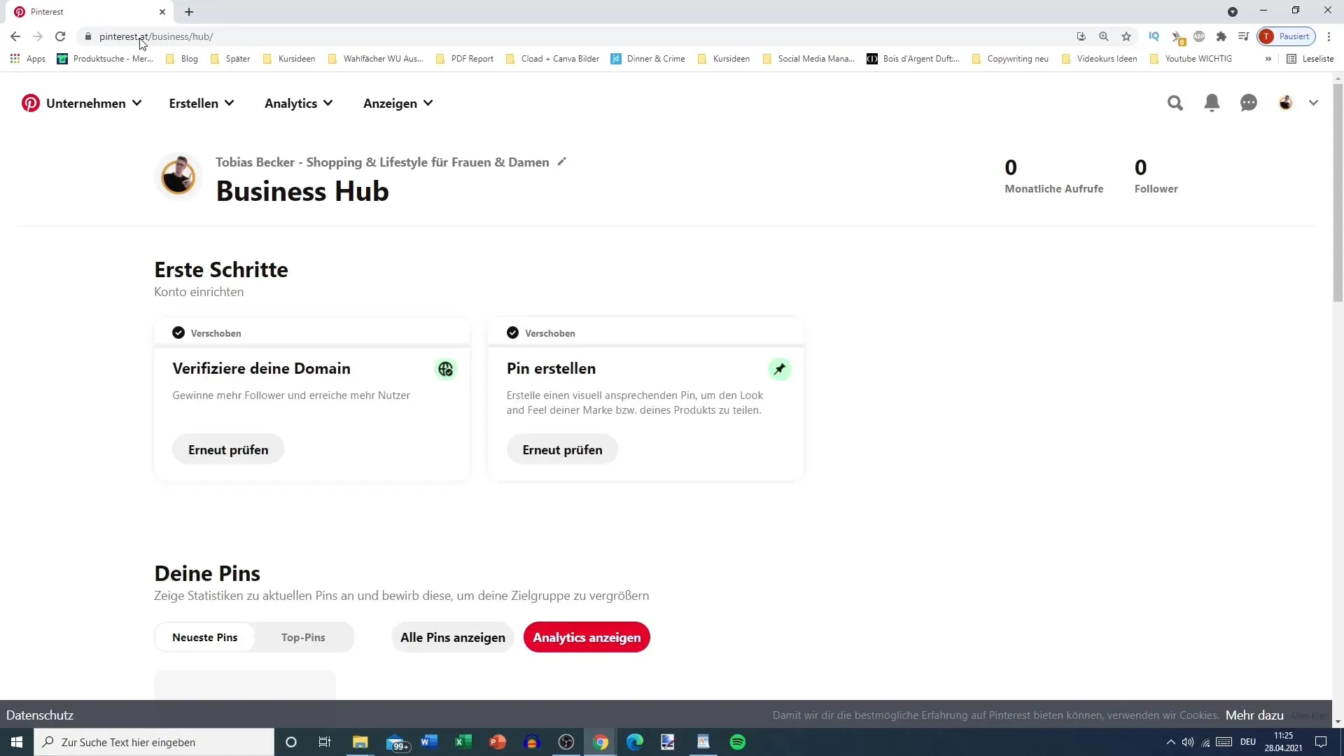 Pinterest-Marketing: Platforma pro kreativní nápady