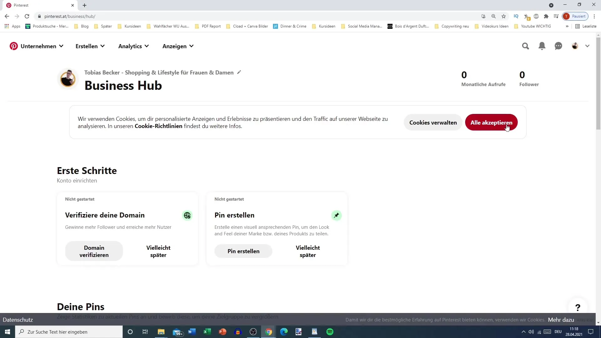 Pinterest-Marketing: Platforma pro kreativní nápady
