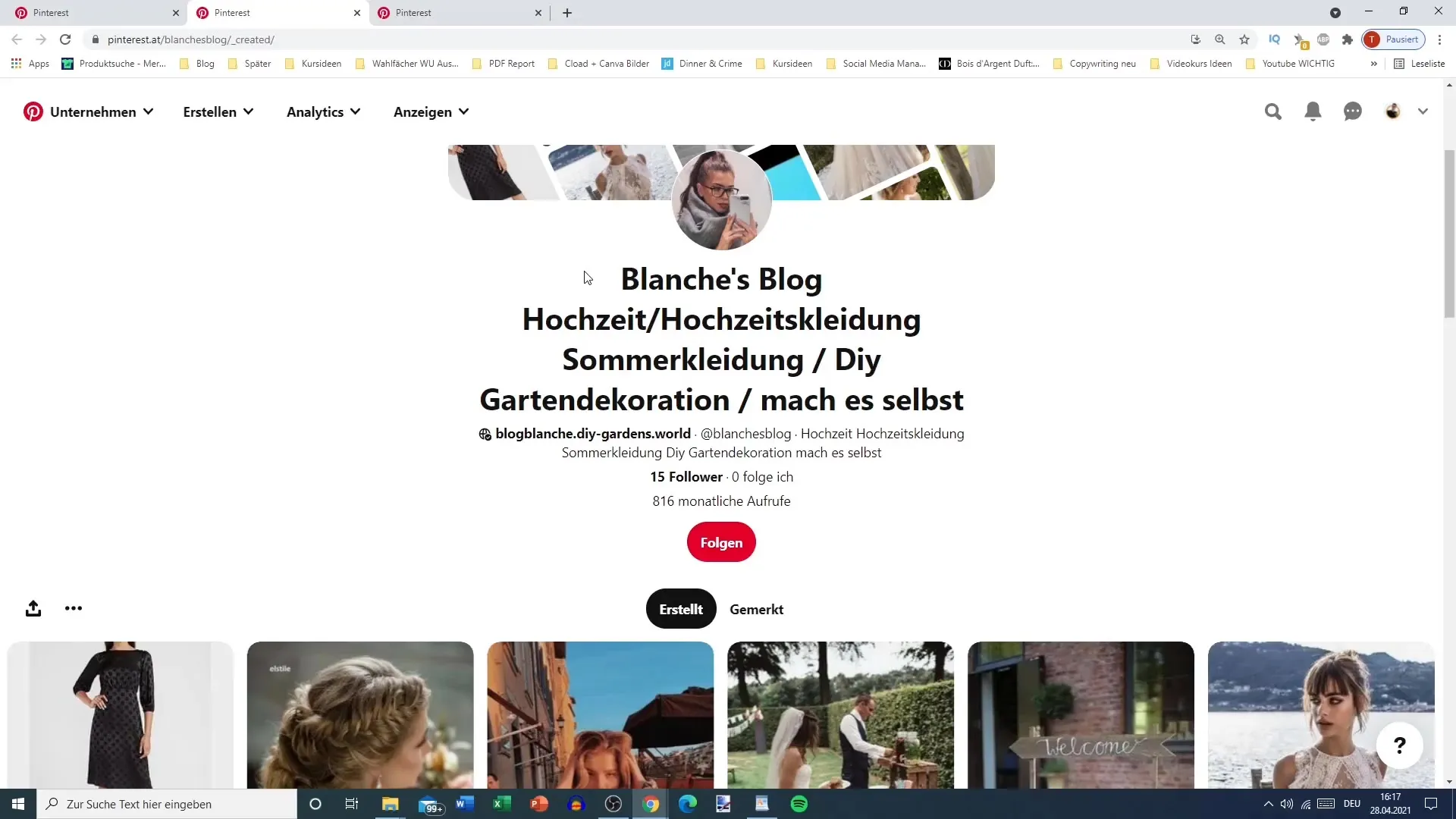 Maximální viditelnost díky optimalizovaným Pinterest profilům
