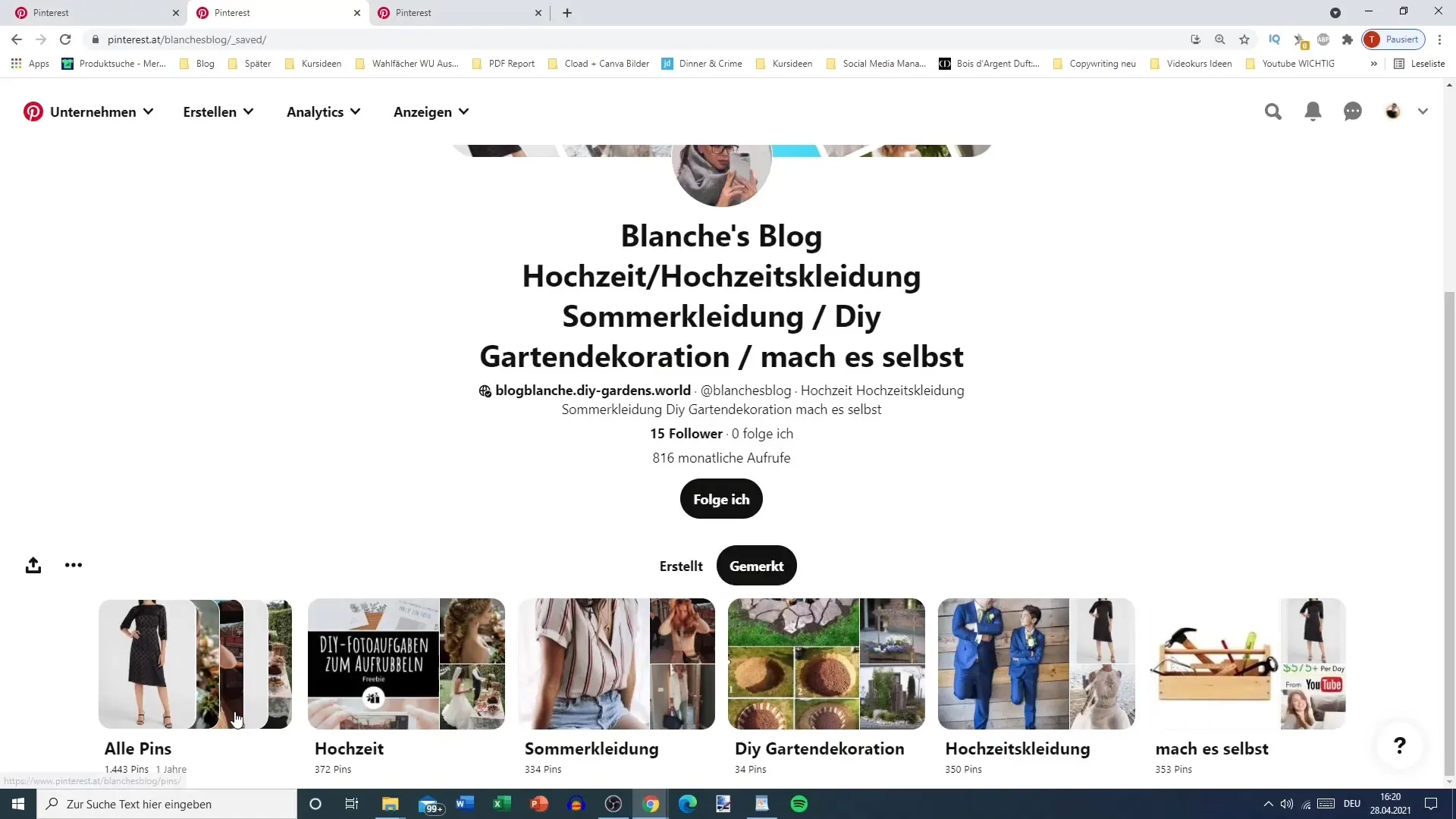Maximální viditelnost díky optimalizovaným profilům na Pinterestu