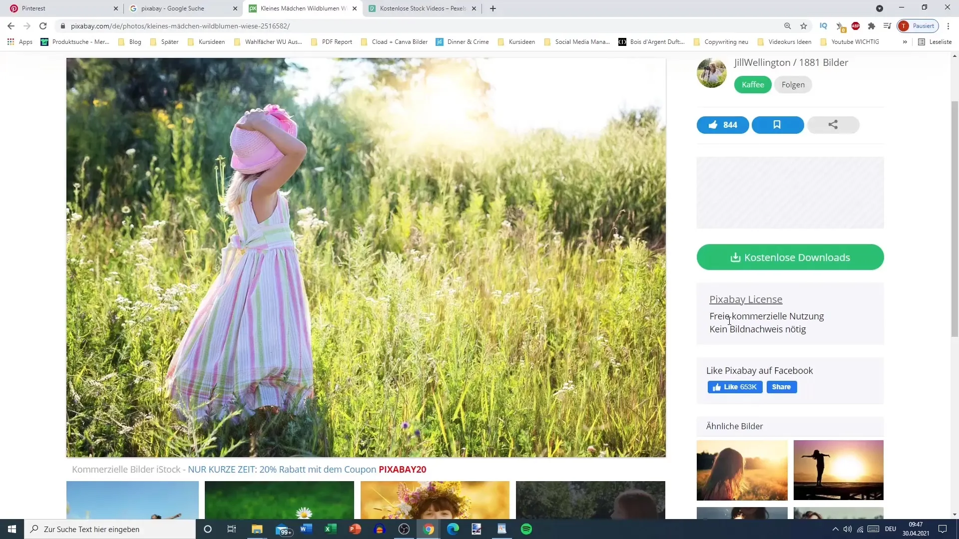 Zdarma obrázky pro Pinterest – Použití bez problémů s licencí