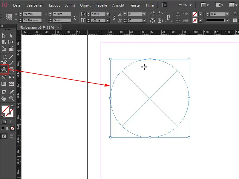 Campi colorati multicolore in InDesign
